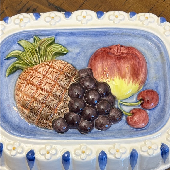 Sigma Tastesetter ceramic fruit mold for decoration. From the 80’s. - Picture 5 of 6